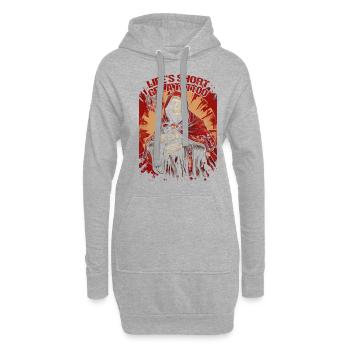 Tattoo Studio Tattoo Artist Tattoo Ideen - Hoodie-Kleid - Grau meliert - Vorne