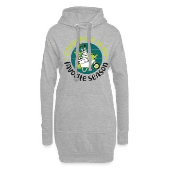 Plant Lover Gardening Gardening Is - Hoodie-Kleid - Grau meliert - Vorne