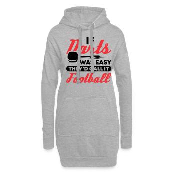 Dart Dartspieler Dartspiel Herren - Hoodie-Kleid - Grau meliert - Vorne
