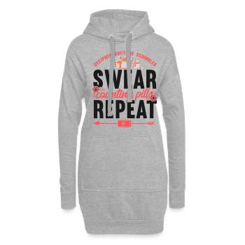 Pharmacy Tech Technician - Hoodie-Kleid - Grau meliert - Vorne