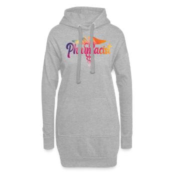 Pharmacy Tech Technician - Hoodie-Kleid - Grau meliert - Vorne