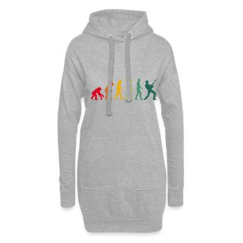 Guitar Graphic Guitar Player Rock Band Member Musi - Hoodie-Kleid - Grau meliert - Vorne