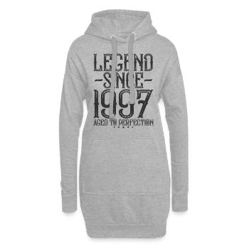 Legende 1997 Jahrgang Vintage Geburtstag Geschenk - Hoodie-Kleid - Grau meliert - Vorne