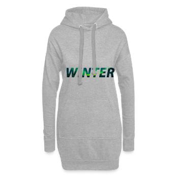 WINTER - Hoodie-Kleid - Grau meliert - Vorne