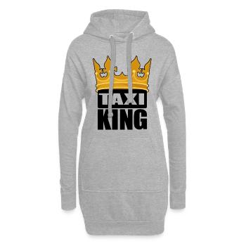 Taxi King - Taxi King - Sweat-shirt à capuche long Femme - gris chiné - Devant
