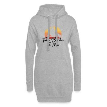 Birdwatching Vogel Nerd Observation d’oiseau Vintage - Sweat-shirt à capuche long Femme - gris chiné - Devant
