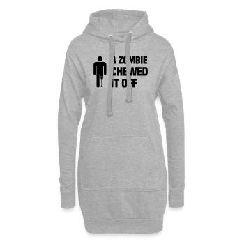 Amputiert Invalide Prothese Handicap Rollstuhl - Hoodie-Kleid - Grau meliert - Vorne