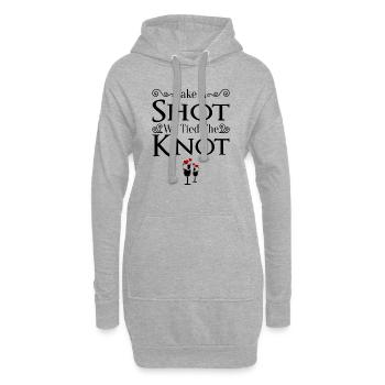 JGA Mariage Mariage Jungesellenabschied Party - Sweat-shirt à capuche long Femme - gris chiné - Devant