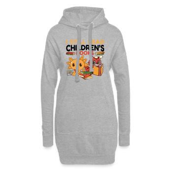 Enseignante au primaire Éducatrice de maternelle - Sweat-shirt à capuche long Femme - gris chiné - Devant