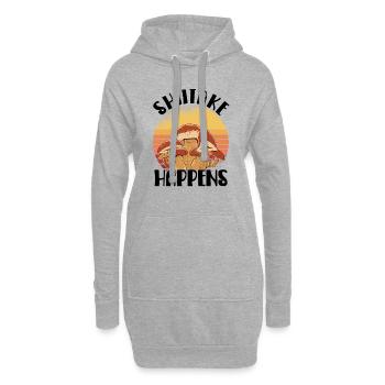 Cueilleur de champignons Chasseurs de champignons Amateurs de champignons Champignons Ferme de champignons - Sweat-shirt à capuche long Femme - gris chiné - Devant