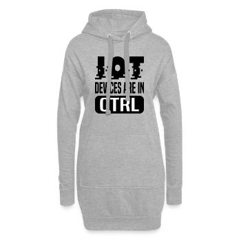Internet Of Things IOT Programmierer Admin IT - Hoodie-Kleid - Grau meliert - Vorne