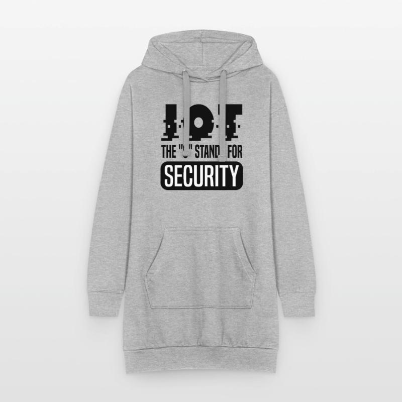 Internet Des Objets IOT Programmeur Admin IT Sweat-shirt à capuche long Femme