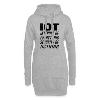 Internet Of Things IOT Programmierer Admin IT - Hoodie-Kleid - Grau meliert - Vorne