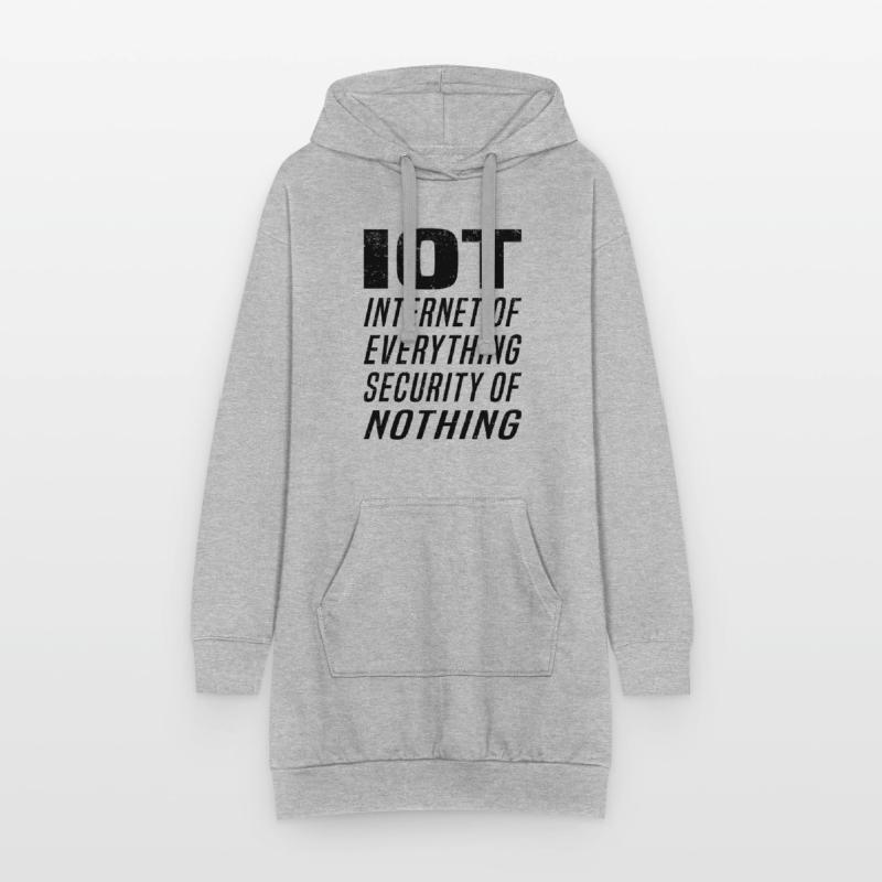 Internet Des Objets IOT Programmeur Admin IT Sweat-shirt à capuche long Femme