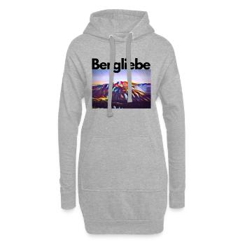 Lebenseinstellung - Hoodie-Kleid - Grau meliert - Vorne