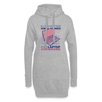 Funny Computer Science IT Support - Hoodie Dress - heather grey - Front