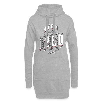 Nyon 1260 - Nyonnais - Commune Nyon - Sweat-shirt à capuche long Femme - gris chiné - Devant