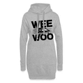 Wee Woo Ambulancier Ambulanciers Paramédicaux EMS Paramedic - Sweat-shirt à capuche long Femme - gris chiné - Devant