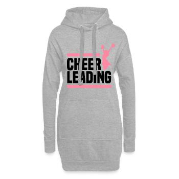 Cheer Graphic Cheerleading Cheerleader Gymnast Dan - Hoodie-Kleid - Grau meliert - Vorne