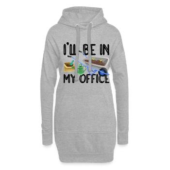 Retro Graphic Gardener Horticulturist Gardening La - Hoodie-Kleid - Grau meliert - Vorne