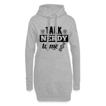 Laboratoire de chimie et de biologie - Sweat-shirt à capuche long Femme - gris chiné - Devant