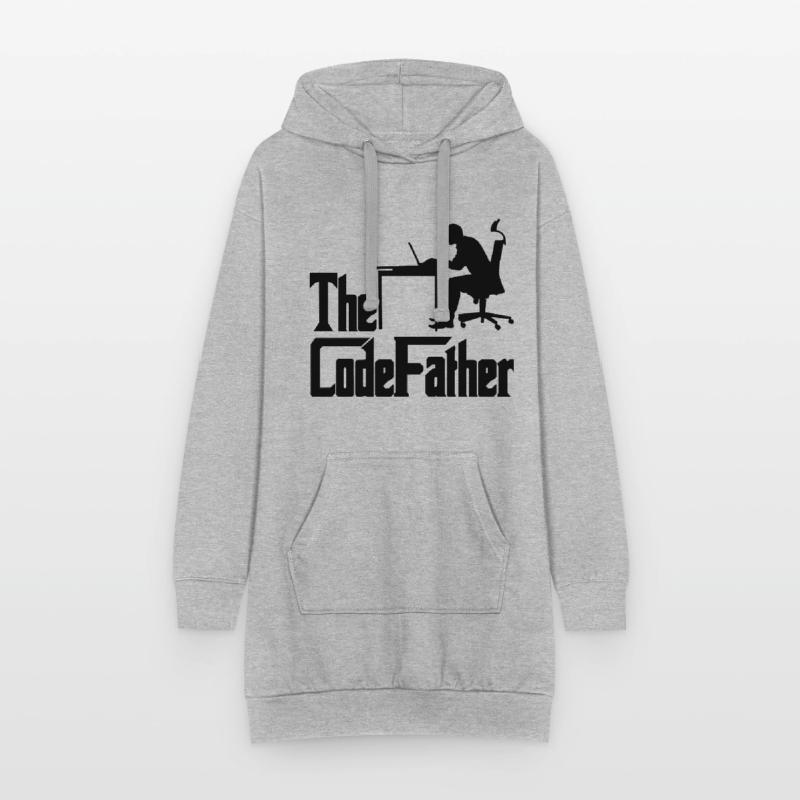 The Codefather Programmer Coder Developer Software Hoodie-Kleid