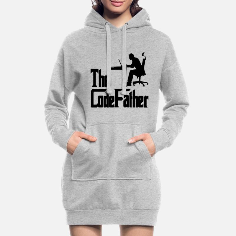 The Codefather Programmer Coder Developer Software Hoodie-Kleid