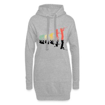 Posaunist Posaunist Evolution Marching Band - Hoodie-Kleid - Grau meliert - Vorne
