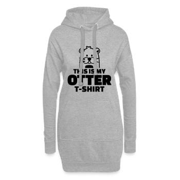 Otter - Hoodie-Kleid - Grau meliert - Vorne