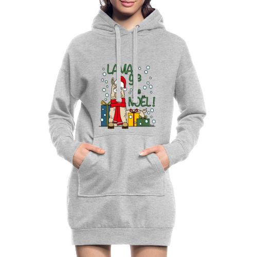 Lama, Magie de Noël, Happy Christmas, Pull moche - Sweat-shirt à capuche long Femme