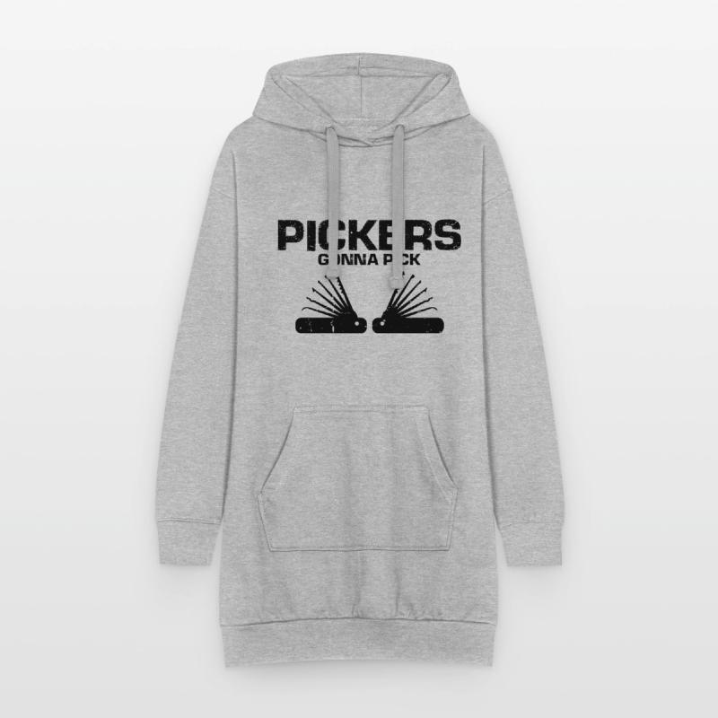 Conceptions de service de déverrouillage Lockpicking Lock Picking Sweat-shirt à capuche long Femme