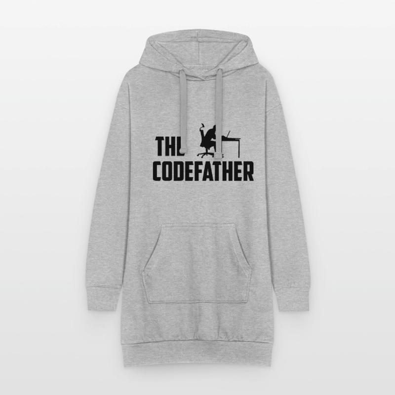The Codefather Programmer Coder Developer Software Hoodie-Kleid