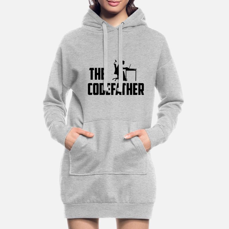 The Codefather Programmer Coder Developer Software Hoodie-Kleid