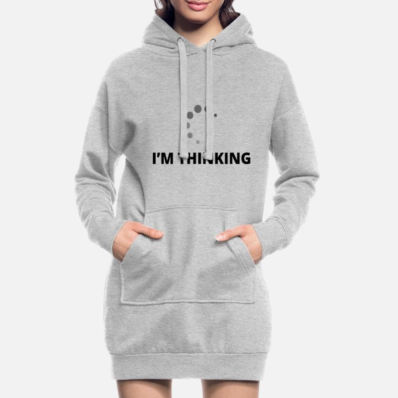 I'm Thinking Coder Software Developer Programmer N Hoodie-Kleid