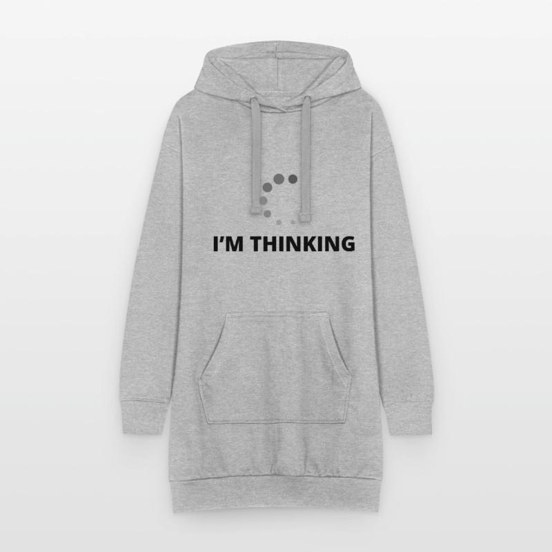 I'm Thinking Coder Software Developer Programmer N Hoodie-Kleid