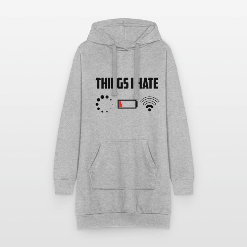 Things I Hate Programmer Coder Coding Developer So Hoodie-Kleid