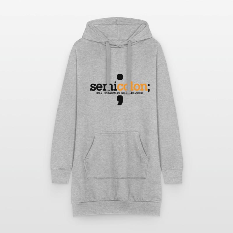 Semicolon Only Programmers Will Understand Coder N Hoodie-Kleid