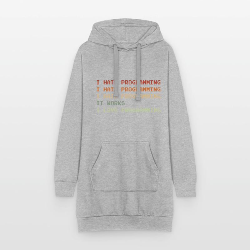 Things I Hate Programming Coder Coding Developer S Hoodie-Kleid