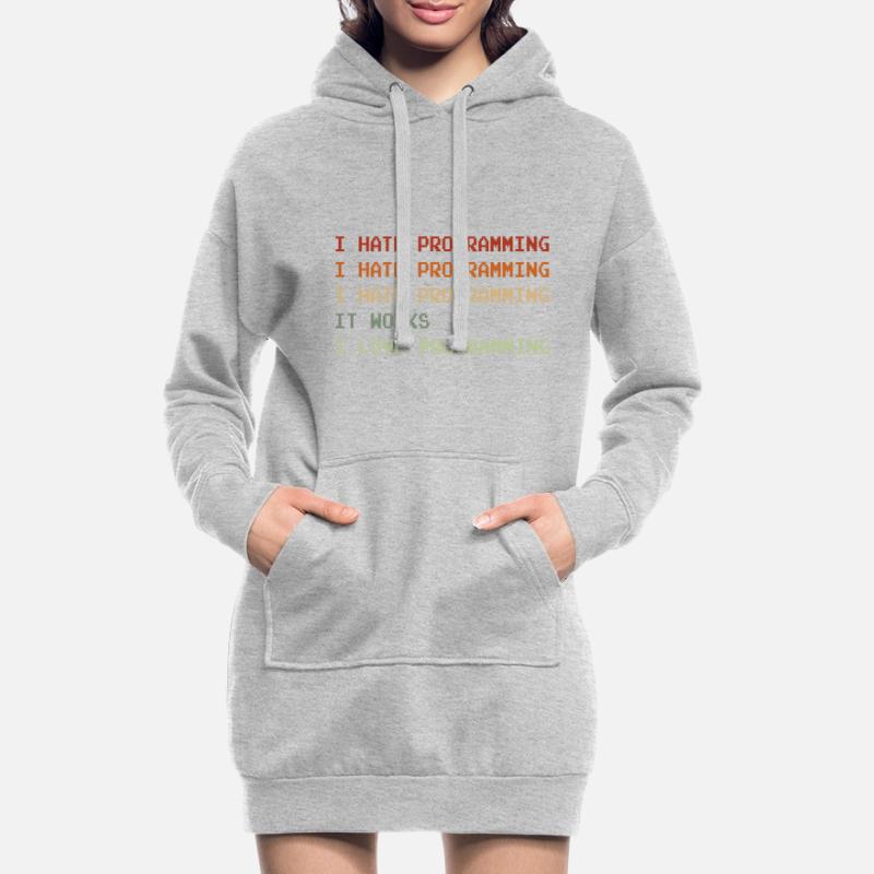 Things I Hate Programming Coder Coding Developer S Hoodie-Kleid