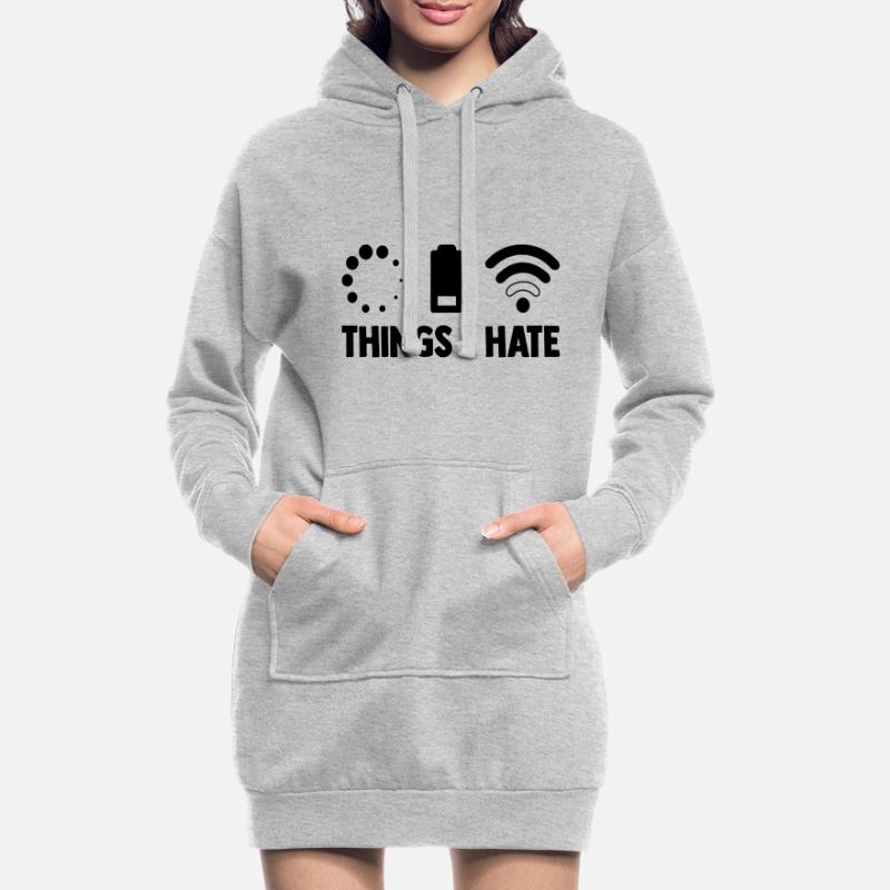 Things I Hate Programmer Coder Coding Developer So Hoodie-Kleid