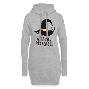 Horror Zauberei Magie Halloween T-Shirt Geschenk - Hoodie-Kleid - Grau meliert - Vorne