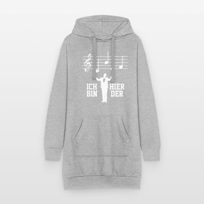 Chef Dirigent Dirigieren Dirigentin Chor Geschenk Hoodie-Kleid