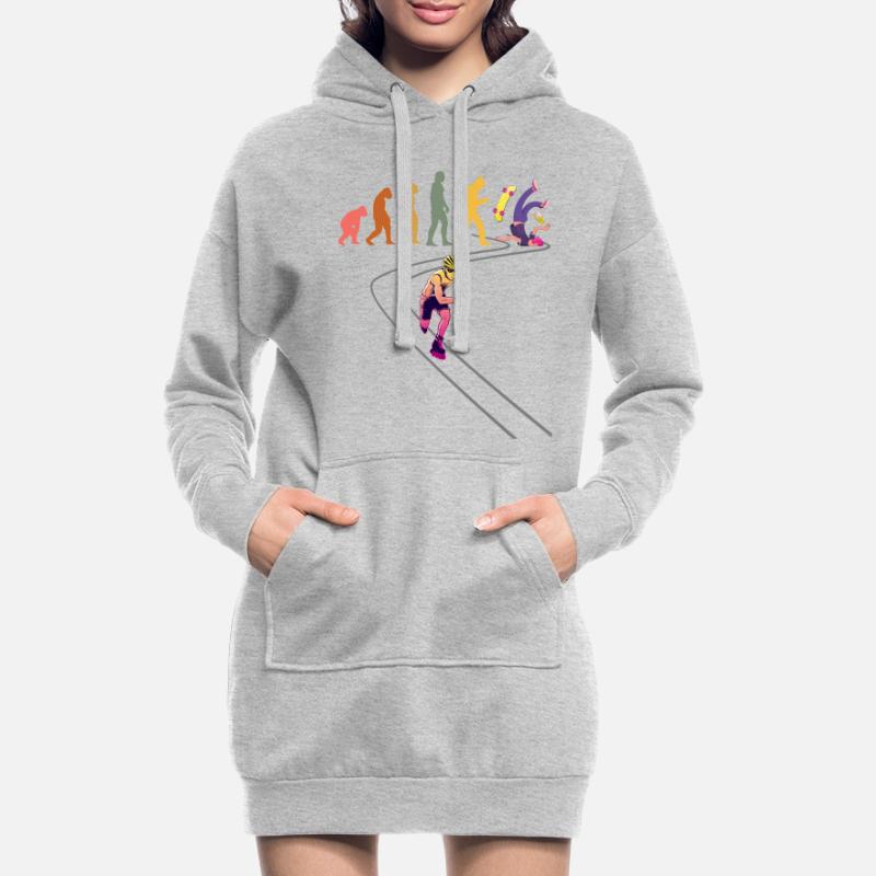 Inline Skating Rollerskates Inline Skates Hoodie Dress