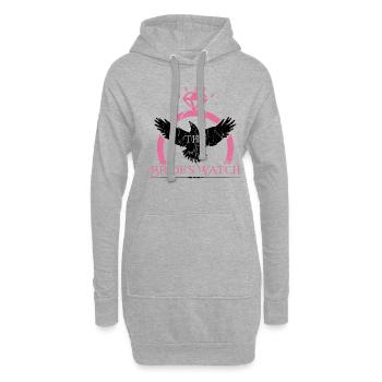 Brides Watch - Bride Bachelorette Party JGA - Sweat-shirt à capuche long Femme - gris chiné - Devant