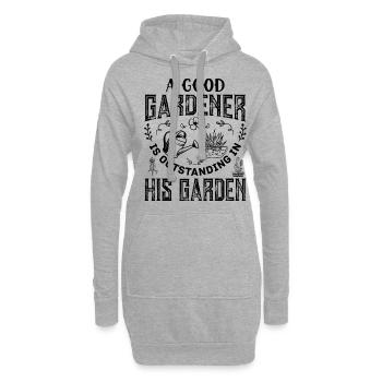 Jardiniers amateurs, jardiniers de fruits et légumes - Sweat-shirt à capuche long Femme - gris chiné - Devant