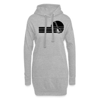 Banjo Banjo joueur Banjoïste - Sweat-shirt à capuche long Femme - gris chiné - Devant