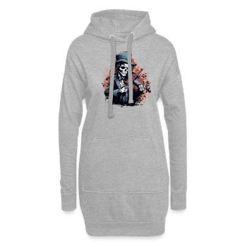 Violinist-Musiker Geigen - Hoodie-Kleid - Grau meliert - Vorne