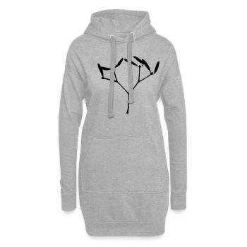 Zweig - Hoodie-Kleid - Grau meliert - Vorne
