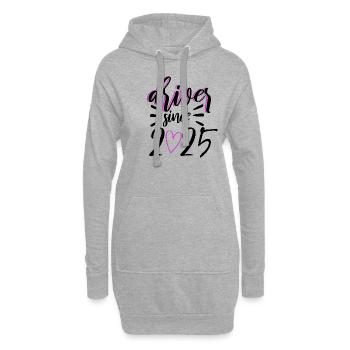Permis de conduire 2025 Examen de conduite Examen du permis de conduire - Sweat-shirt à capuche long Femme - gris chiné - Devant