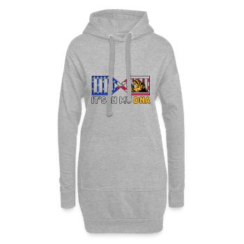 Soudeur SOUDEUR USA Cadeau patriotique - Sweat-shirt à capuche long Femme - gris chiné - Devant
